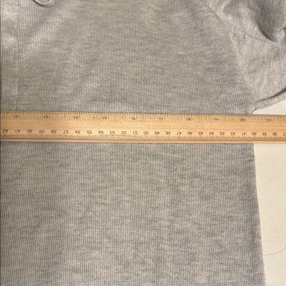 Cashmere Blend Hoodie Women's Light Gray Hoodie Sweater - Picture 6 of 9